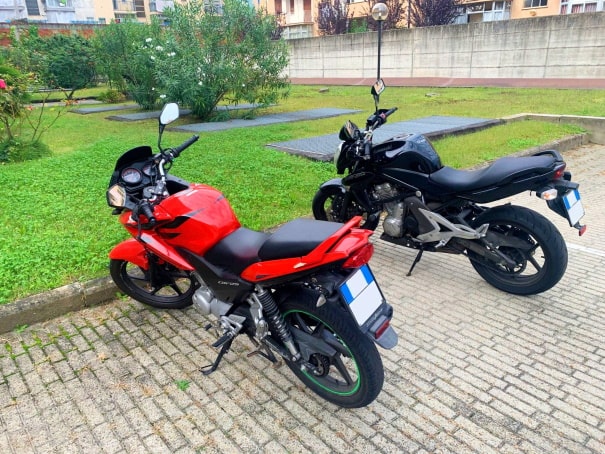 immagine delle moto della nostra autoscuola